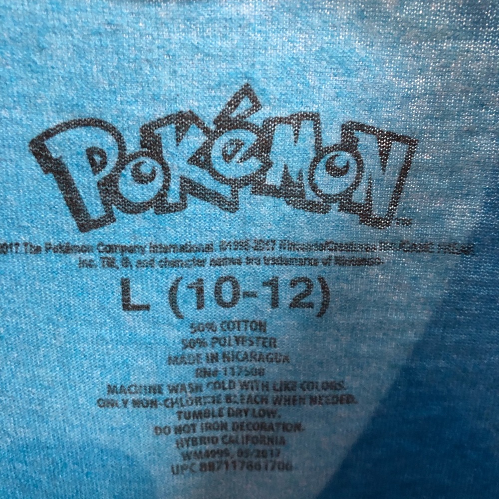 Pokémon T-shirt, Boys size L (10-12) - Picture 2 of 3